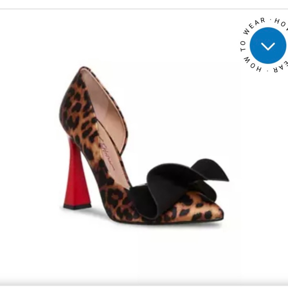 Brand new, never been worn leopard print pumps